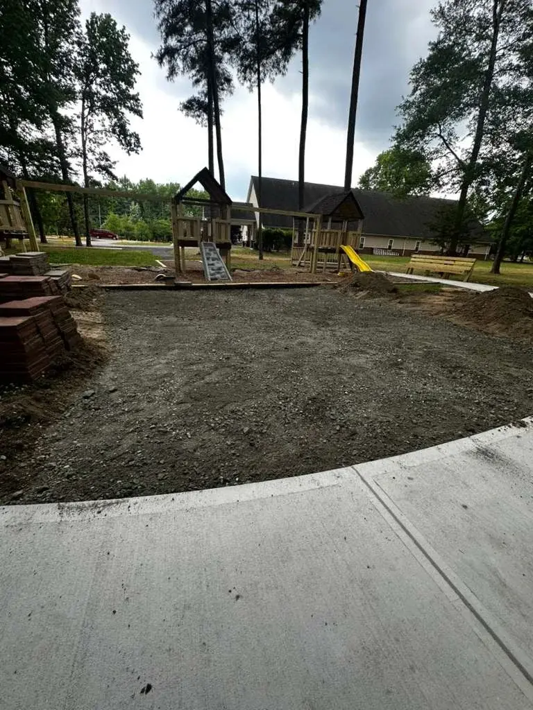 Gravel Base & Grading for Paver Patio